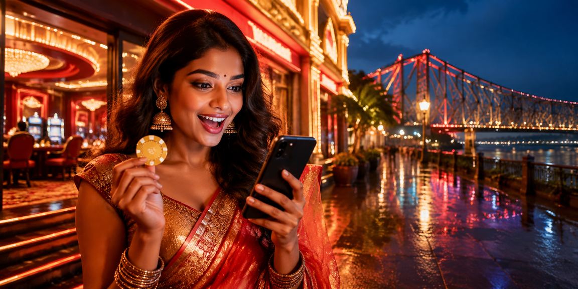 Mobile casino experience over Howrah Bridge Kolkata